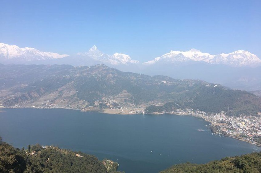 View from world peace stupa 1
