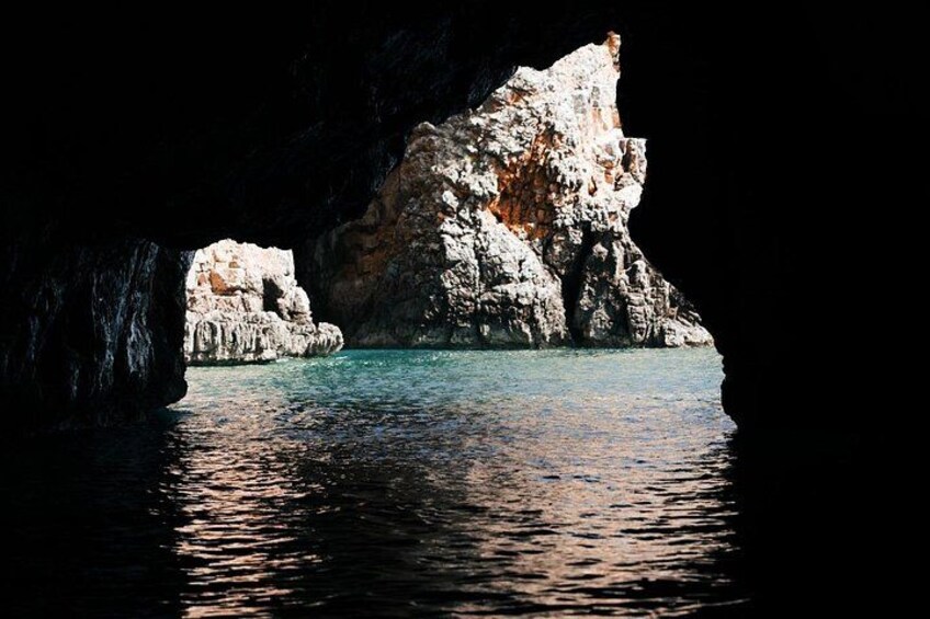 Blue cave, Mamula island, Submarine tunnels and Our lady of the Rocks (3h) 2