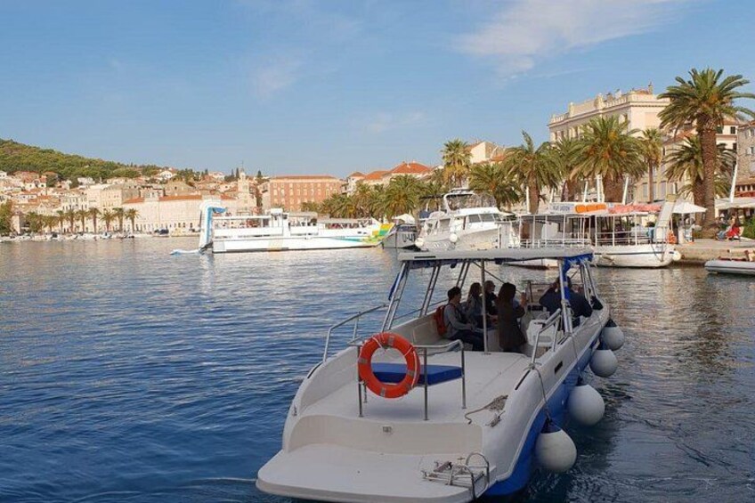 Blue Lagoon and Trogir town - half day speed boat tour 2