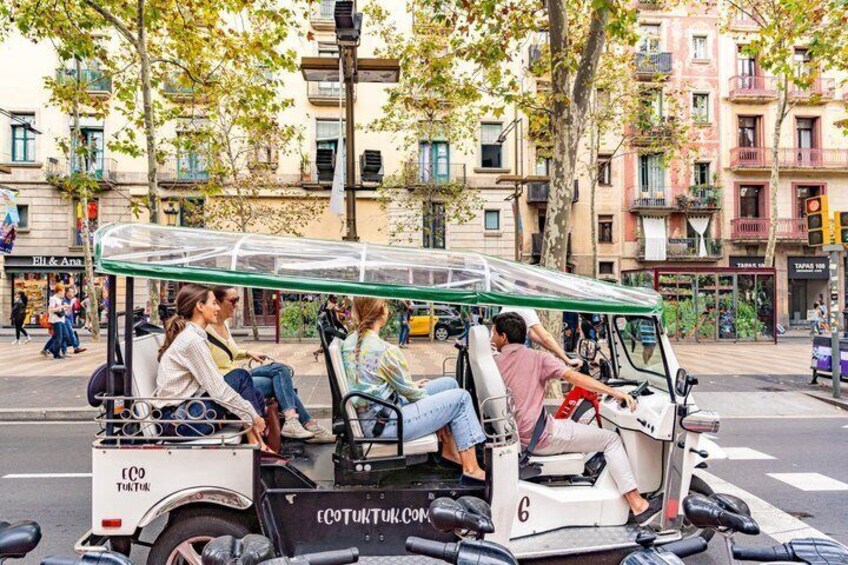Barcelona Expert Tour in Eco Tuk Tuk Private with Local Guide 3
