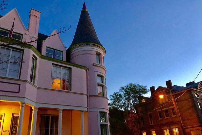 In America's Most Haunted Neighborhood, the Pink Palace is haunted by a protective ghost known as "Avery." 2