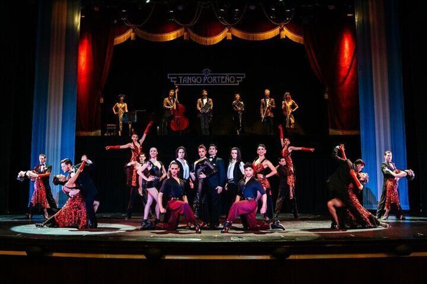 Tango Porteño Show with Optional Dinner in Buenos Aires