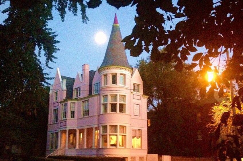 The Pink Palace by moonlight 2
