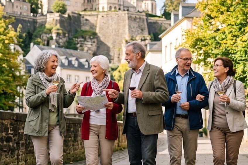 Private Luxembourg Heritage Walk with Wine Tasting 1
