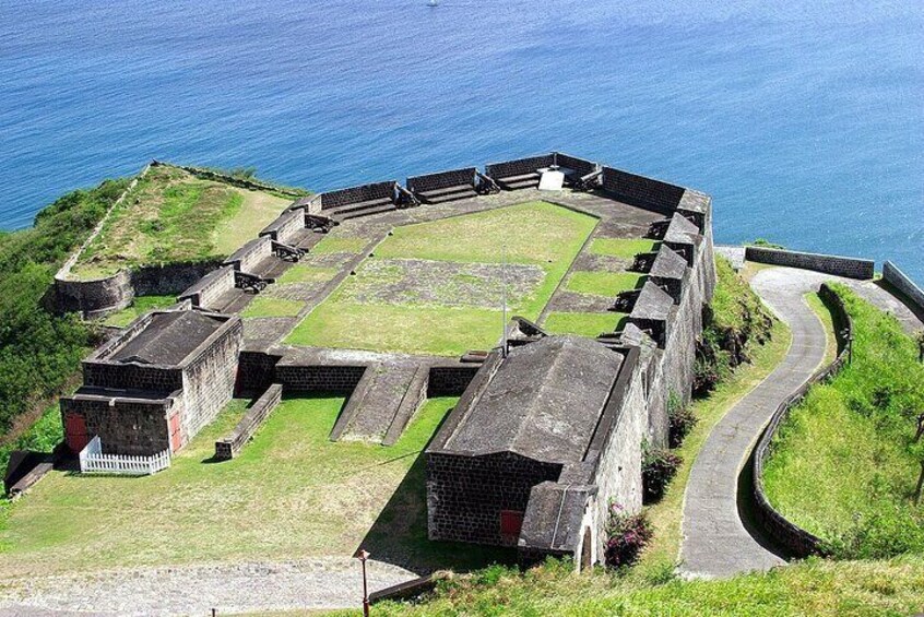 UNESCO World heritage Brimstone hill Fortress and national park