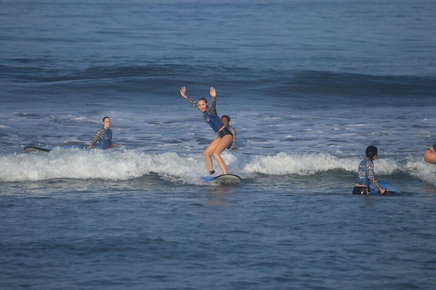 People surfing on a calm ocean. 4