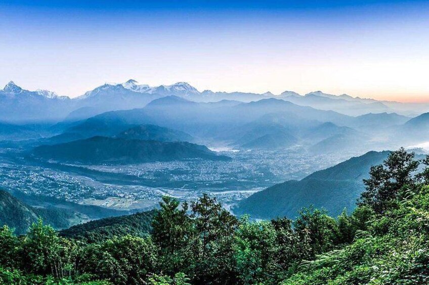 View of Annapurna Mountain ranges from Sarangkot 1