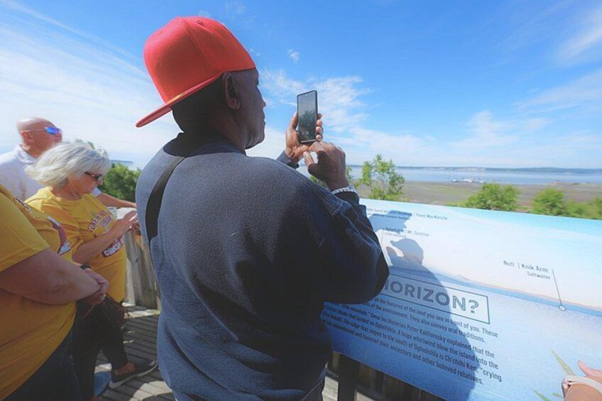 Guest taking photo of scenic view 2