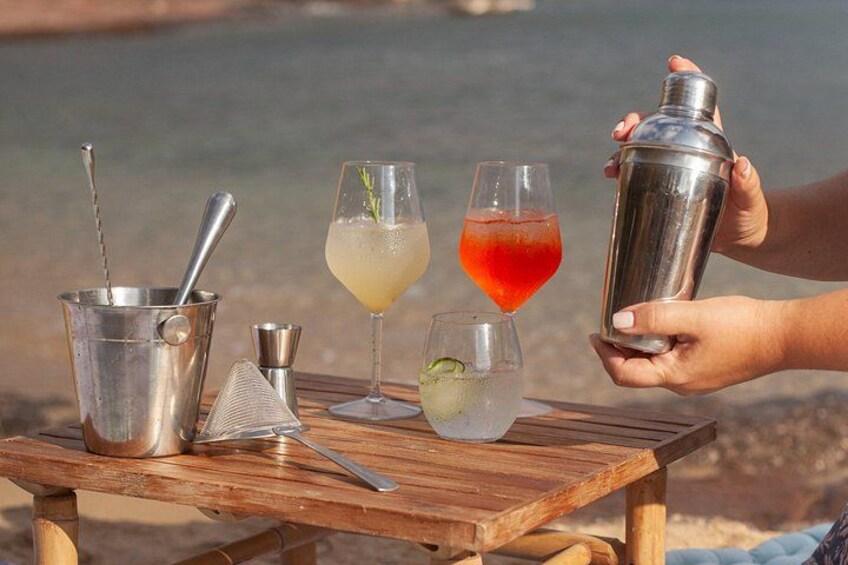 Greek Cocktails on a Secluded Beach 1