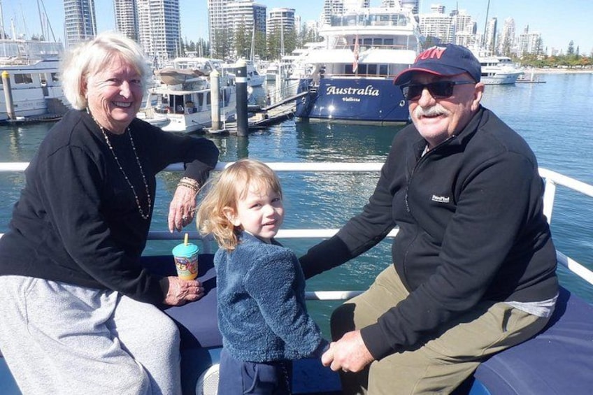 Customers onboard Surfers Paradise canals. 4