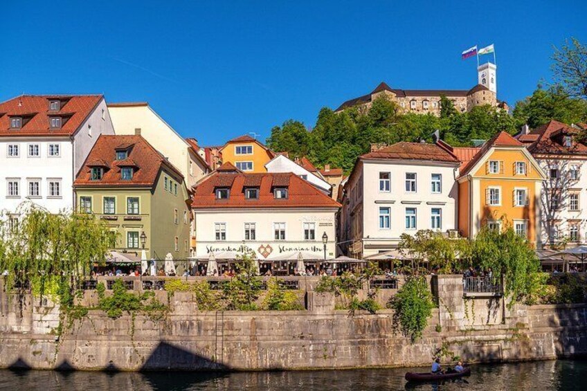 >Ljubljana from the River