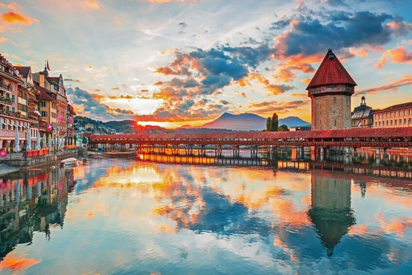 From Zurich: Lucerne, Mt Rigi Cogwheel & Lake Cruise Tour 1