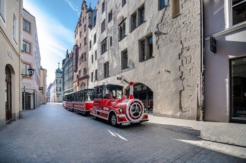 City tour through Regensburg with the little train 2