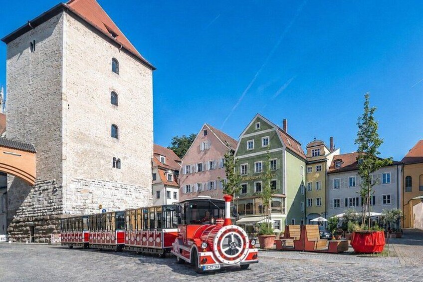 City tour through Regensburg with the little train 2