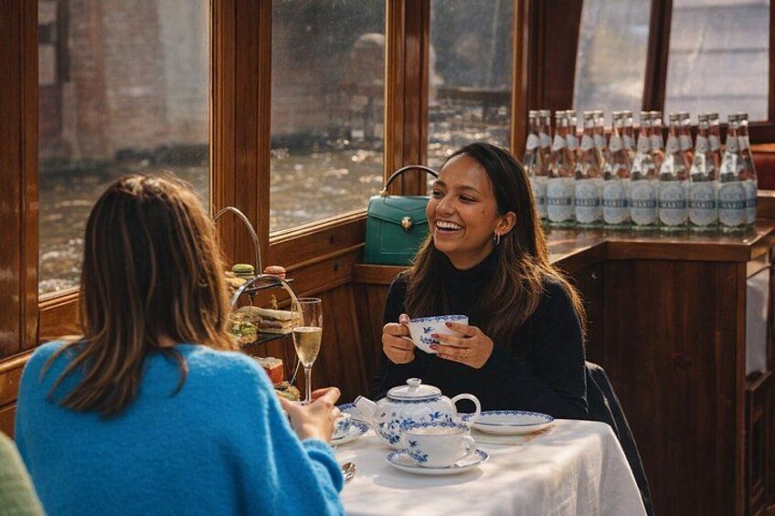 Amsterdam Afternoon Tea Canal Cruise With Optional Drinks Upgrade 3