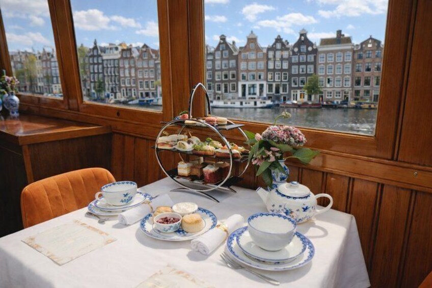 Amsterdam Afternoon Tea Canal Cruise With Optional Drinks Upgrade 5