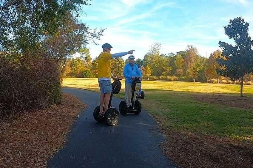 Your guide will train you to ride your Segway and guide your tour. 1