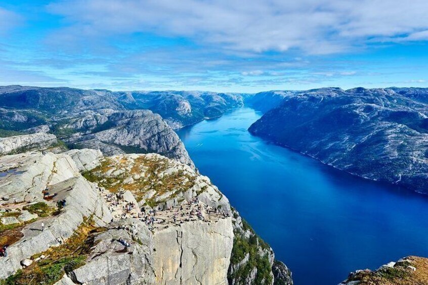 Experience the magnificent Lysefjord, Pulpit Rock. Join-in tour from Stavanger