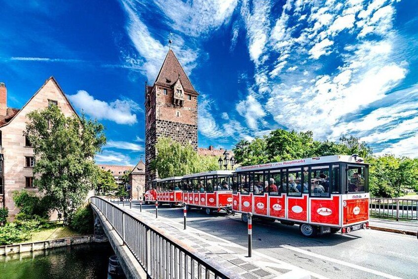 City tour through Nuremberg with the Bimmelbahn 1