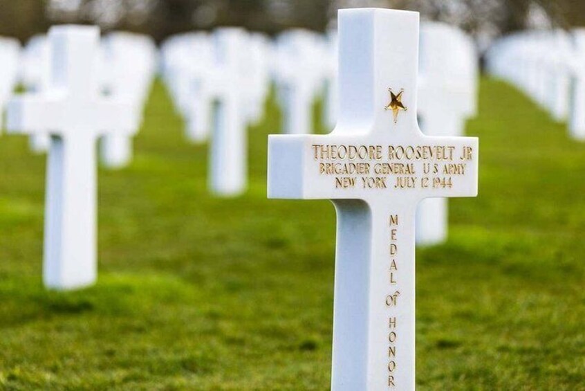 Main sites of the US landing in Normandy private tour