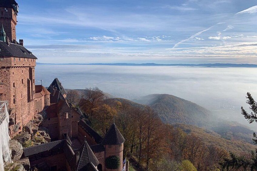 One of the Highlights : Castle Haut Koenigsbourg 2