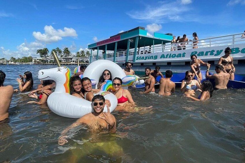 Sand bar swim! 5