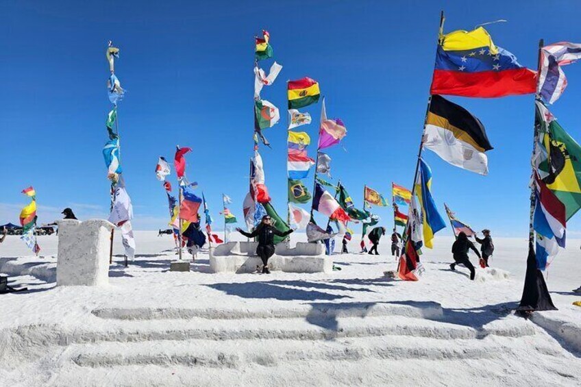 Uyuni Salt Flats + Hedionda Lagoon 2 DAYS/1 NIGHT Private Service