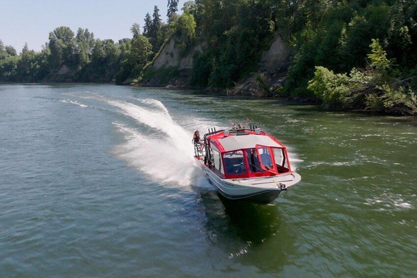 Willamette river jet boat tour 3