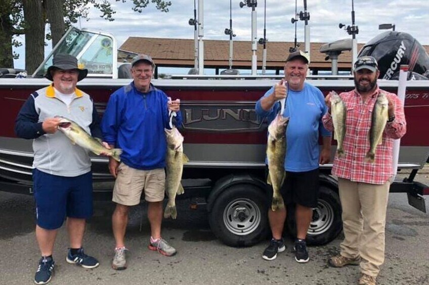 Lake Erie Walleye Fishing Charters