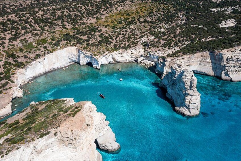 Private Luxury Boat Tour to Kleftiko Milos 5