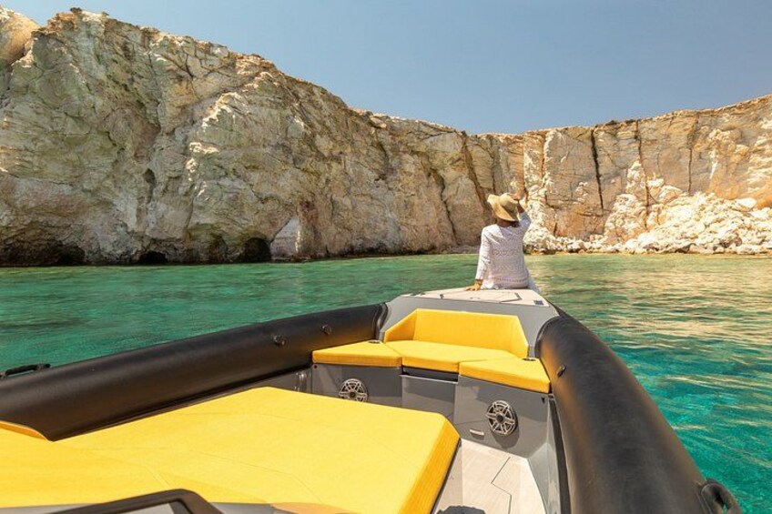 Private Luxury Boat Tour to Kleftiko Milos 2