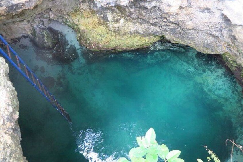 Blue hole Negril Jamaica