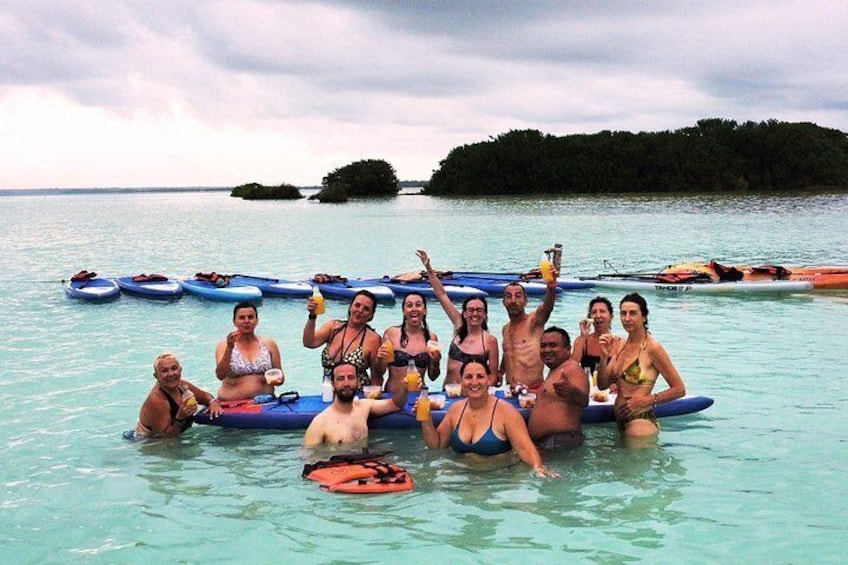 Sunrise by Paddle or Kayak with Floating Picnic 5