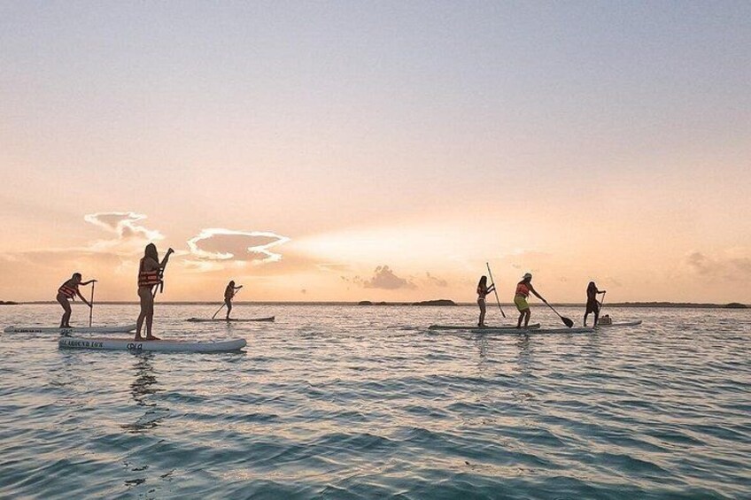 Paddle adventure in the Bacalar lagoon. 1