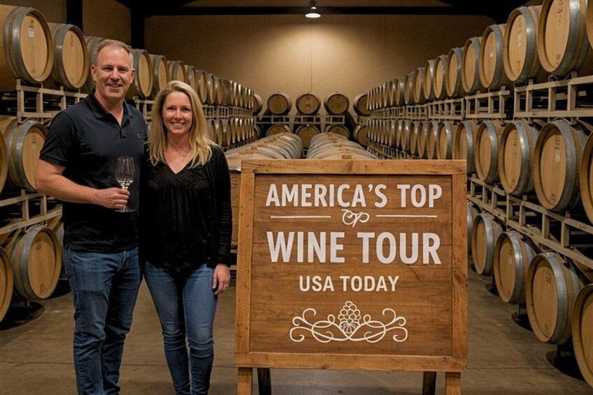 The best way to tour wine country is with Grapeline Wine Tours, voted America's Top Wine Tour by USA Today. 1