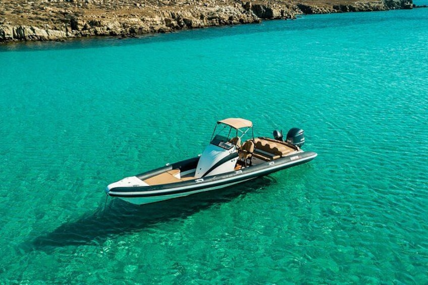 Mykonos Private cruise in south beaches, caves and Dragon island 4