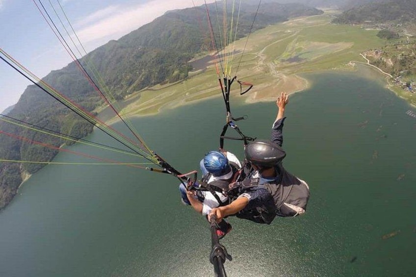 getting near to fewa lake. 1