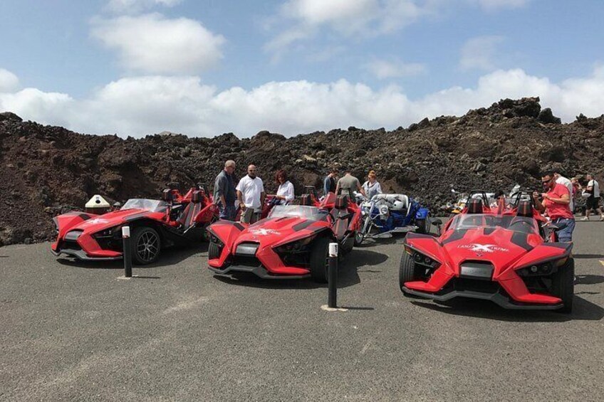 3 Hours Guided Tour with Polaris SLINGSHOT Around Lanzarote 2
