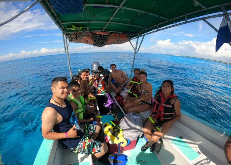 Full day Snorkel Cozumel Reef Tour & Boat Ride 