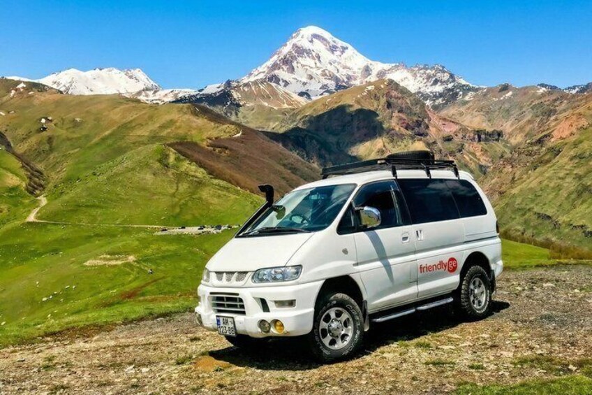 From Tbilisi by 4x4: Kazbegi Truso Valley Ananur and Gudauri 2