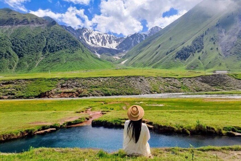 From Tbilisi by 4x4: Kazbegi Truso Valley Ananur and Gudauri 1