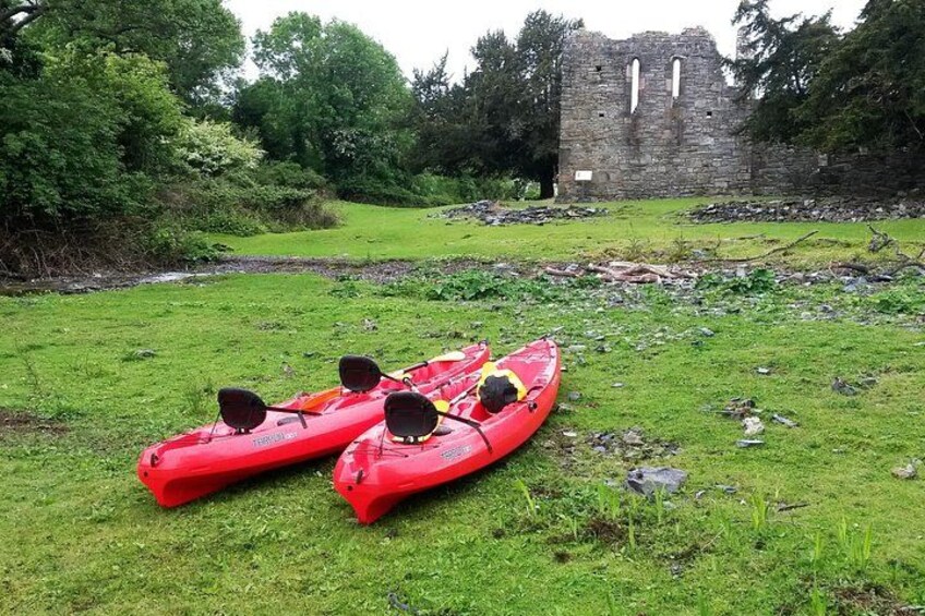 Kayak to Innisfallen island. Killarney. Guided. 2½ hours. 4