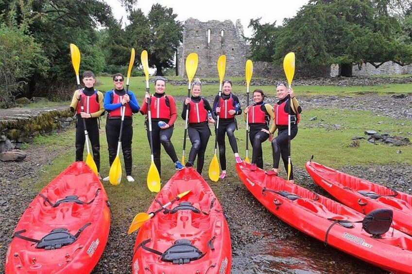 Kayak to Innisfallen island. Killarney. Guided. 2½ hours. 5