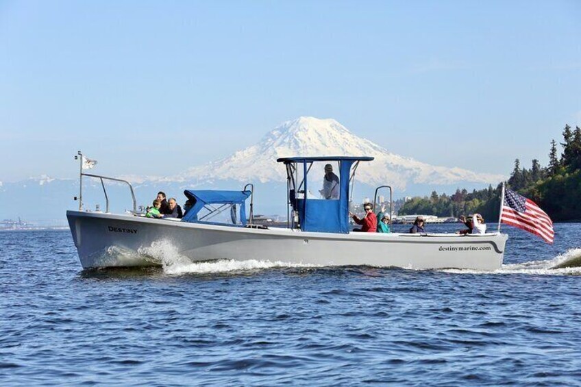  2 Hour Guided Boat Tour in Gig Harbor and Narrows Bridges