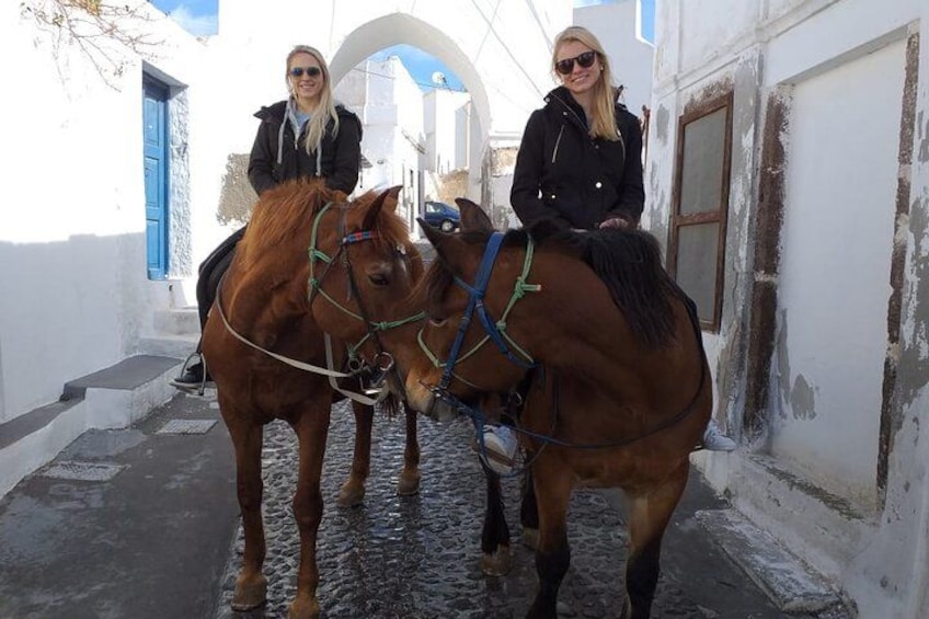 Santorini: Megalochori Horseback Riding Tour with Guide 1