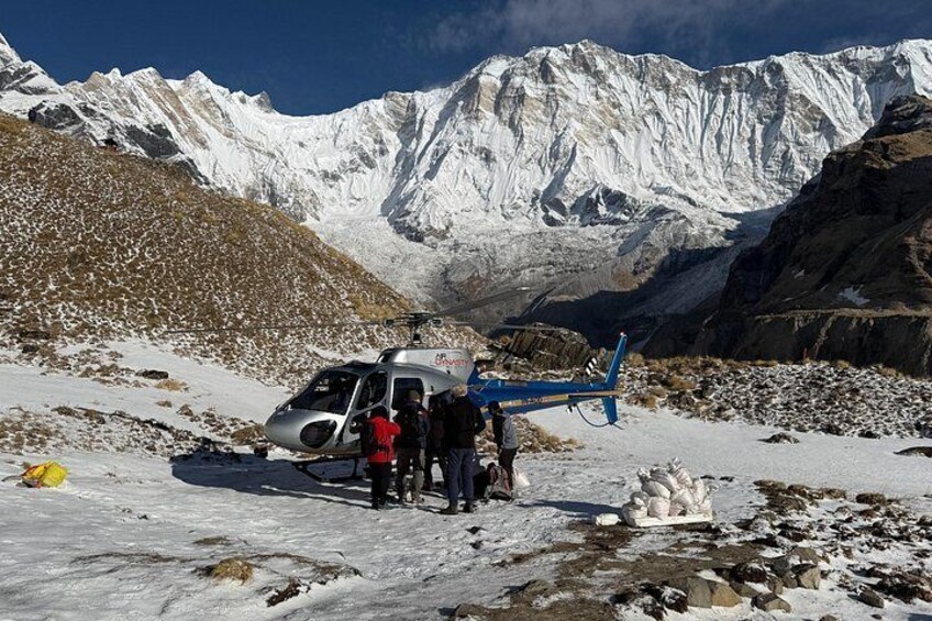 Experience Annapurna in a Day: Helicopter Landing Tour 4