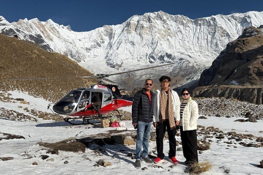 Quick photo stop before flying back to Pokhara… memories that last forever. 2