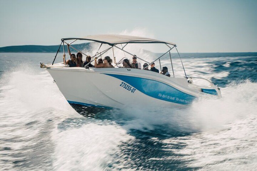 From Split: Small-Group Blue Lagoon and 3 Islands Speedboat Tour 2