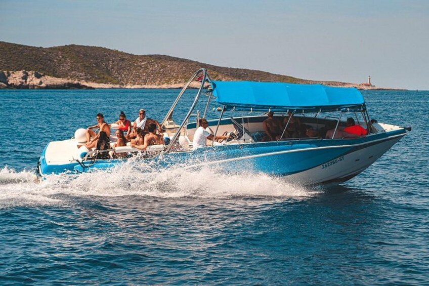 From Split: Small-Group Blue Lagoon and 3 Islands Speedboat Tour 4