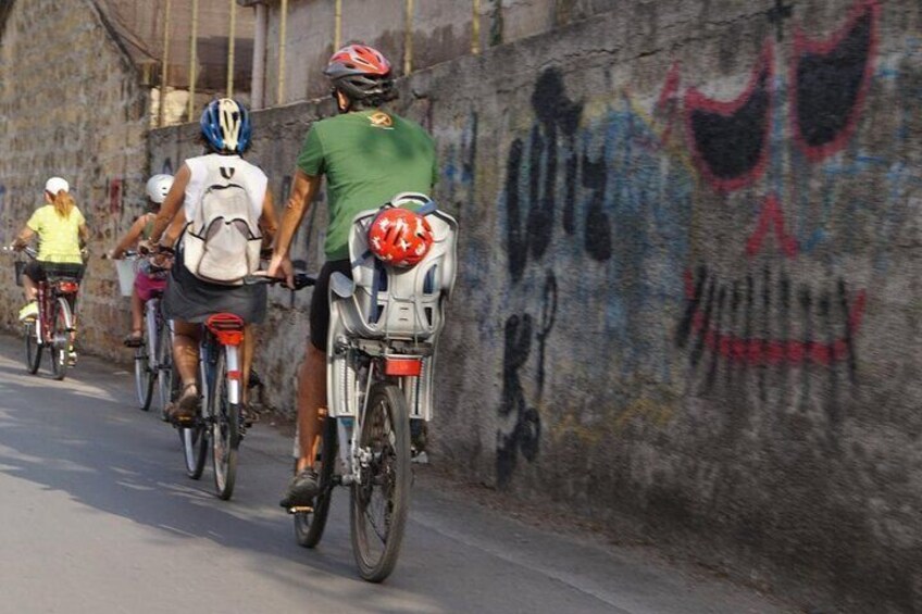 Riding from the center to the outskirts of Palermo